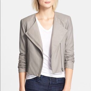 **LIKE NEW grey Dali Orion VEDA Leather Jacket